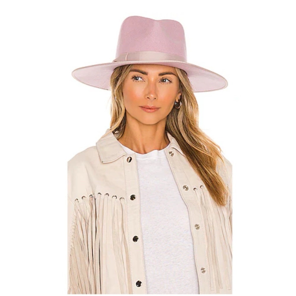 Free People Lack Of Color Large 59cm Dreamer Rancher Wool Felt Hat Dusty Purple